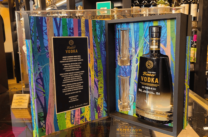 Bimber Vodka Limited Wheat Edition zestaw z kieliszkami